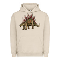 Pigment French Oak dinosaur stegosaurus Urban Hoodie - Artiststas