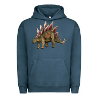 Pigment Midnight Navy dinosaur stegosaurus Urban Hoodie - Artiststas