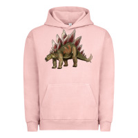 Pigment Salmon dinosaur stegosaurus Urban Hoodie - Artiststas