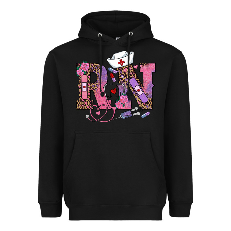 Valentines Day Rn Registered Nurse Heavyweight Hoodie by RanaPortraitStore | Teevron