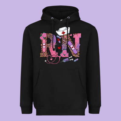 Heavyweight Hoodie valentines day rn registered nurse