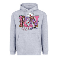 Heather Grey valentines day rn registered nurse Heavyweight Hoodie - RanaPortraitStore
