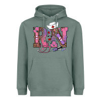 Sage valentines day rn registered nurse Heavyweight Hoodie - RanaPortraitStore