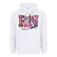 White valentines day rn registered nurse Heavyweight Hoodie - RanaPortraitStore