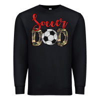 Black soccer dad Premium Sweatshirt - Zillion Design Studio