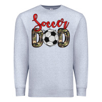 Heather Grey soccer dad Premium Sweatshirt - Zillion Design Studio