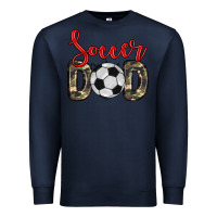 Navy soccer dad Premium Sweatshirt - Zillion Design Studio