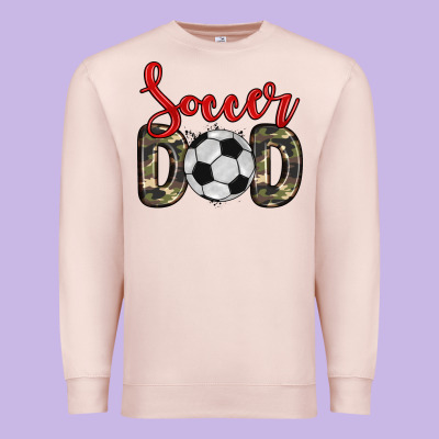 Soccer Dad Premium Sweatshirt Designed By Zillion Design Studio