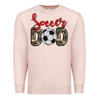 Pale Pink soccer dad Premium Sweatshirt - Zillion Design Studio