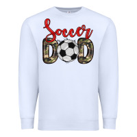 White soccer dad Premium Sweatshirt - Zillion Design Studio