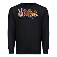 Black peace love art Premium Sweatshirt - texasbilliewilder