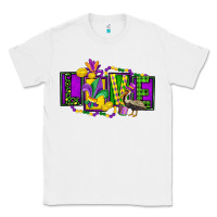 White mardi gras love Classic Tee - FaDigitalArtStudio