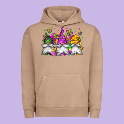 Mardi Gras Gnomes Urban Hoodie Designed By Jasminsmagicworld