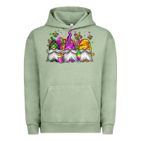 Pigment Oil Green mardi gras gnomes Urban Hoodie - Jasminsmagicworld