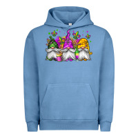 Pigment Pebble Blue mardi gras gnomes Urban Hoodie - Jasminsmagicworld