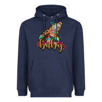 Navy baby bear Heavyweight Hoodie - RanaPortraitStore
