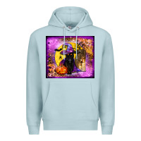 Blue Mist witchy cat tumbler Premium Hoodie - BundleAndBundleShop