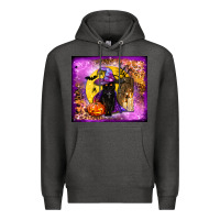 Charcoal Heather witchy cat tumbler Premium Hoodie - BundleAndBundleShop