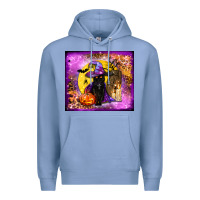 Colony Blue witchy cat tumbler Premium Hoodie - BundleAndBundleShop