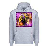 Heather Grey witchy cat tumbler Premium Hoodie - BundleAndBundleShop