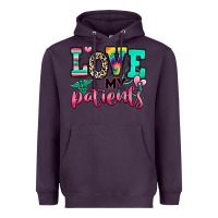 Plum love my patients nurse Heavyweight Hoodie - RanaPortraitStore