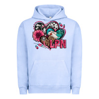 Pigment Grape Ice lpn licensed practical nurse hearts Urban Hoodie - Jasminsmagicworld