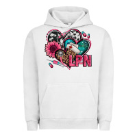 Pigment Lunar Rock lpn licensed practical nurse hearts Urban Hoodie - Jasminsmagicworld