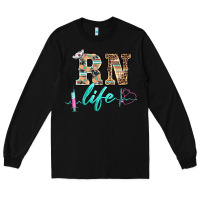 Black western nurse rn  life Long Sleeve Tee - BarkalooDesign