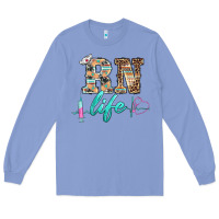 Colony Blue western nurse rn  life Long Sleeve Tee - BarkalooDesign