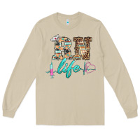 Mushroom western nurse rn  life Long Sleeve Tee - BarkalooDesign