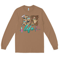 Toasted Coconut western nurse rn  life Long Sleeve Tee - BarkalooDesign