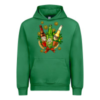 Emerald beer bottle party set for christmas Urban Hoodie - AdoDesignShop