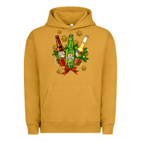 Pigment Peanut Butter beer bottle party set for christmas Urban Hoodie - AdoDesignShop