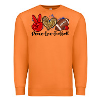 Carrot peace love football Premium Sweatshirt - Zillion Design Studio