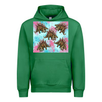 Emerald dinosaur stegosaurus Urban Hoodie - Artiststas