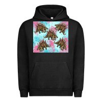 Dinosaur Stegosaurus Urban Hoodie | Teevron