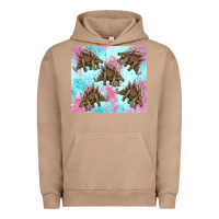 Pigment Burro dinosaur stegosaurus Urban Hoodie - Artiststas