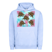 Pigment Grape Ice dinosaur stegosaurus Urban Hoodie - Artiststas
