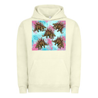Pigment Pistachio dinosaur stegosaurus Urban Hoodie - Artiststas