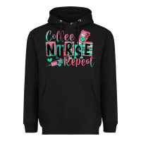 Black coffee nurse repeat Heavyweight Hoodie - RanaPortraitStore