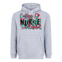 Heather Grey coffee nurse repeat Heavyweight Hoodie - RanaPortraitStore