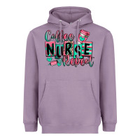 Lavender coffee nurse repeat Heavyweight Hoodie - RanaPortraitStore