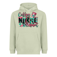 Matcha coffee nurse repeat Heavyweight Hoodie - RanaPortraitStore