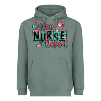 Sage coffee nurse repeat Heavyweight Hoodie - RanaPortraitStore