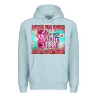 Blue Mist Breast cancer  no one fıghts alone tumbler Premium Hoodie - Artiststas