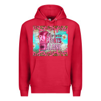 Cardinal Breast cancer  no one fıghts alone tumbler Premium Hoodie - Artiststas