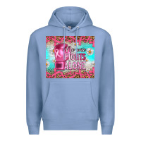 Colony Blue Breast cancer  no one fıghts alone tumbler Premium Hoodie - Artiststas