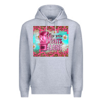 Heather Grey Breast cancer  no one fıghts alone tumbler Premium Hoodie - Artiststas
