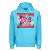 Ocean Blue Breast cancer  no one fıghts alone tumbler Premium Hoodie - Artiststas