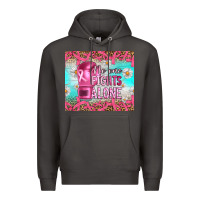 Smoke Breast cancer  no one fıghts alone tumbler Premium Hoodie - Artiststas